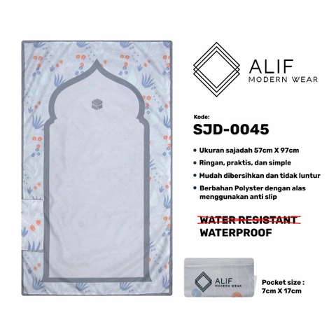 ALIF SAJADAH TRAVEL / SAKU / PORTABLE / ( ALIF MODERN WEAR SJD-0045 )